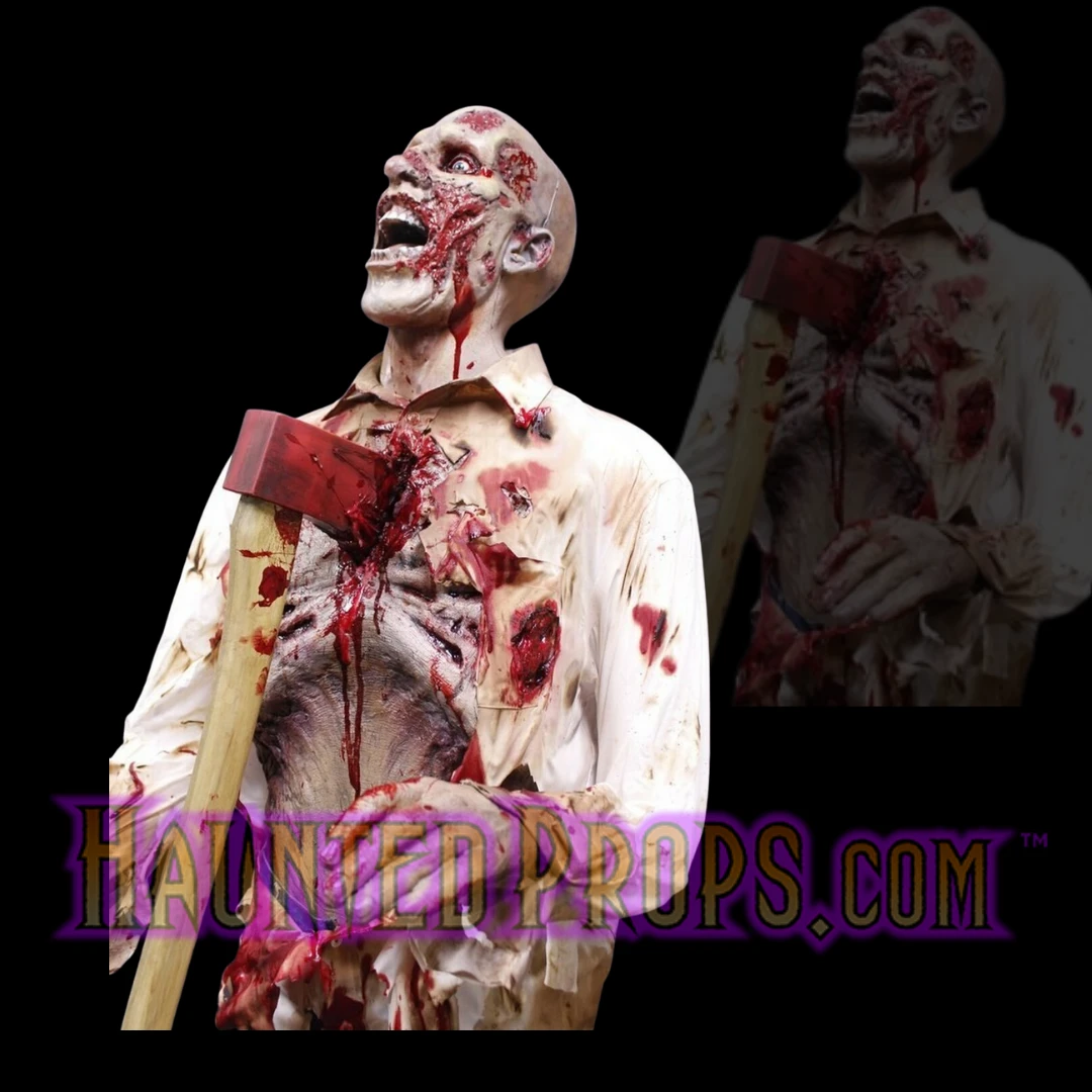 Axed Zack Zombie Figure 4 Axed Zack Zombie Figure - Image 2