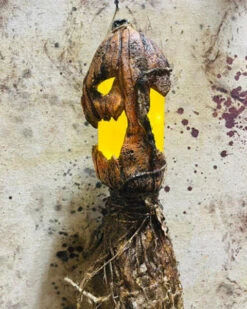 6 Foot Lighted Pumpkin Swamp Stick