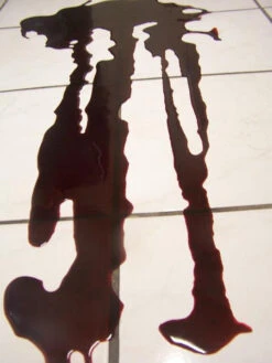 Dragged Blood Pool 24 X18