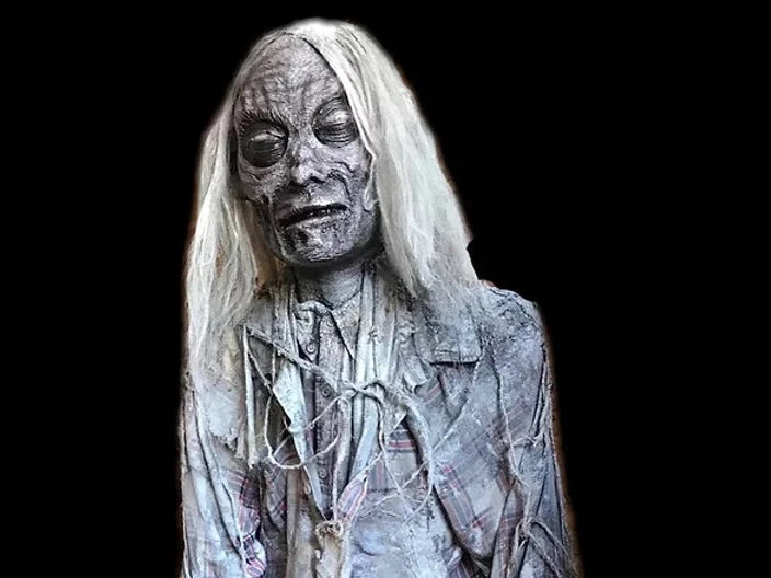 6' White Hair Zombie 3 6' White Hair Zombie