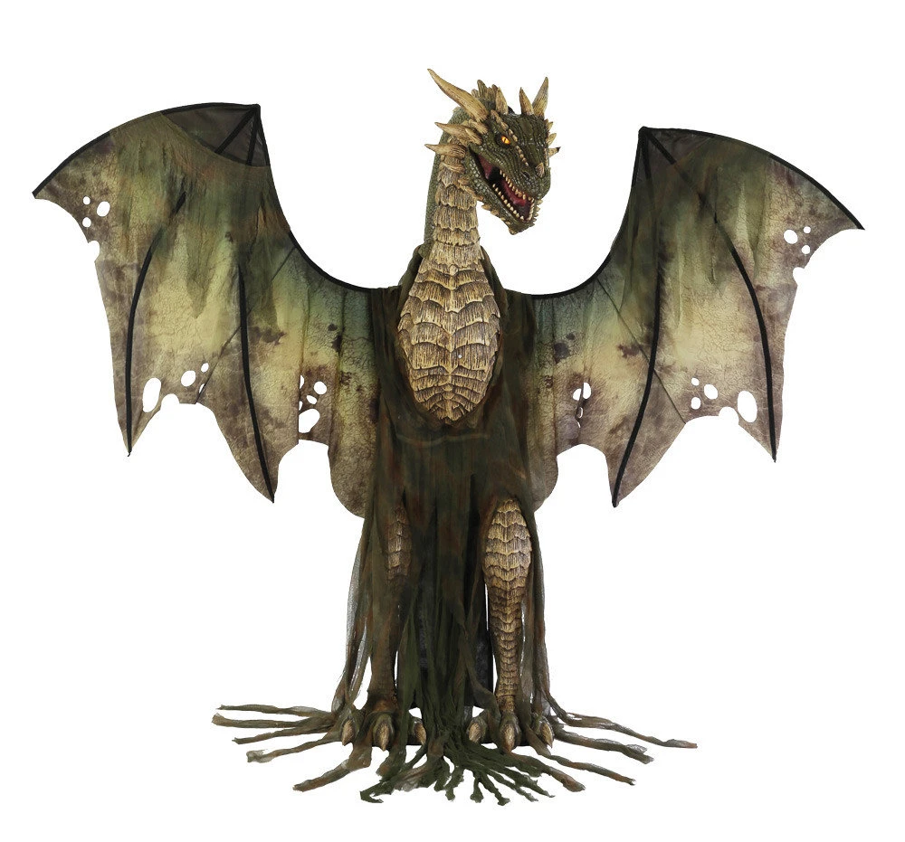 Animated 7 FtDark Forest Dragon 3 Animated 7 FtDark Forest Dragon