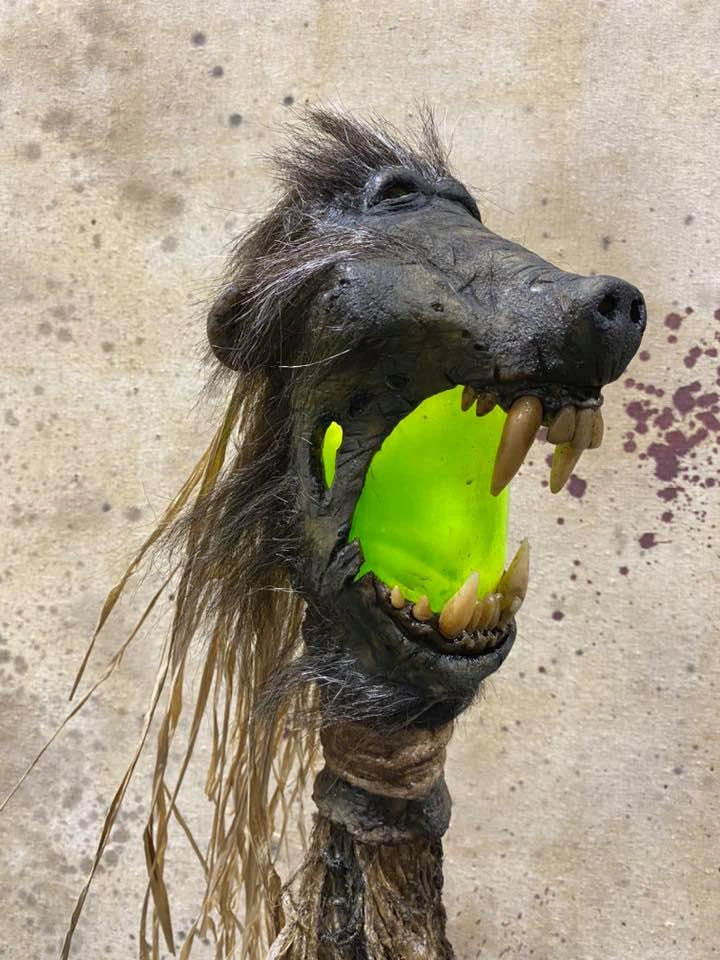 6' Lighted Baboon Swamp Stick 4 6' Lighted Baboon Swamp Stick - Image 2