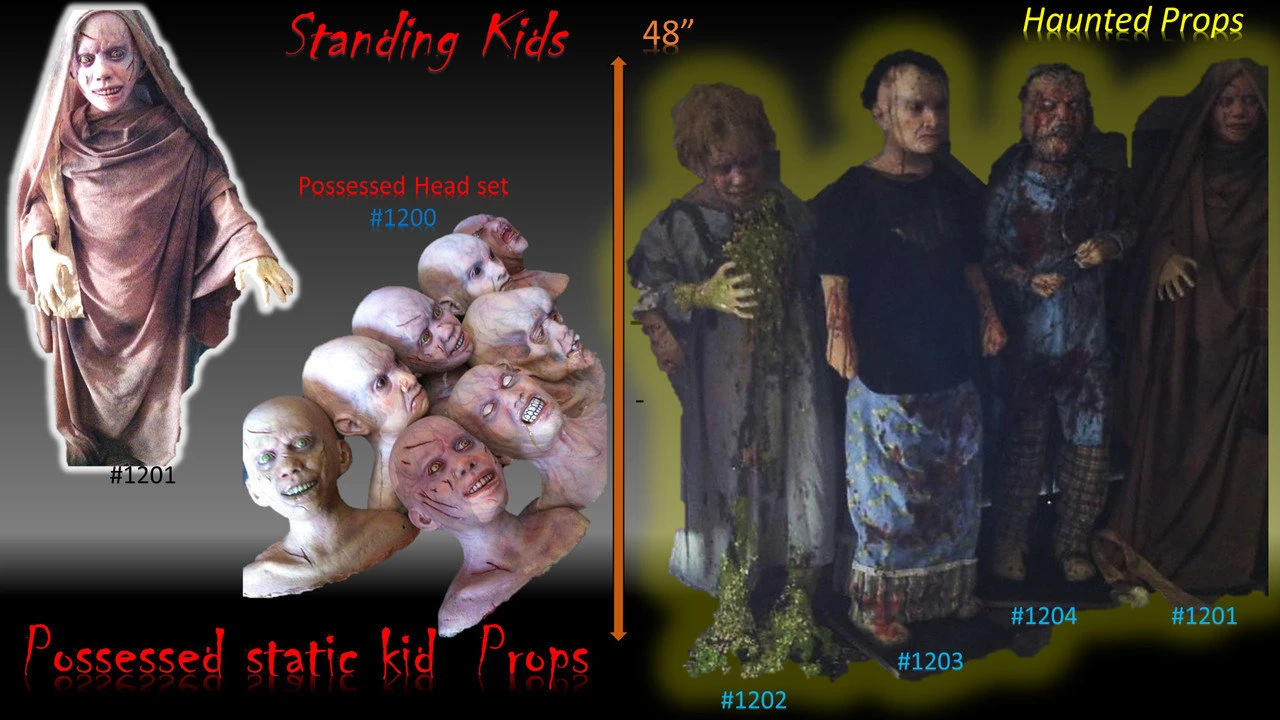 SET OF 4 Possessed Kids Deal Static OPTIONS BELOW 3 SET OF 4 Possessed Kids Deal Static OPTIONS BELOW