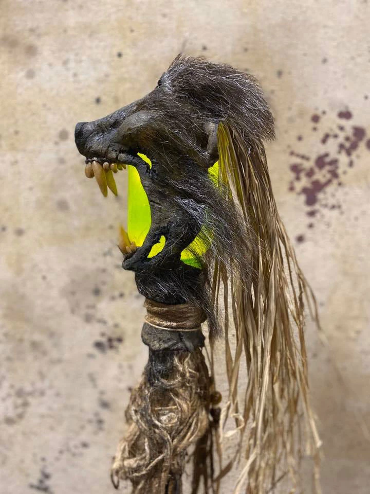 6' Lighted Baboon Swamp Stick 8 6' Lighted Baboon Swamp Stick - Image 6