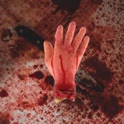 Severed Latex Hand With Bone Exposed