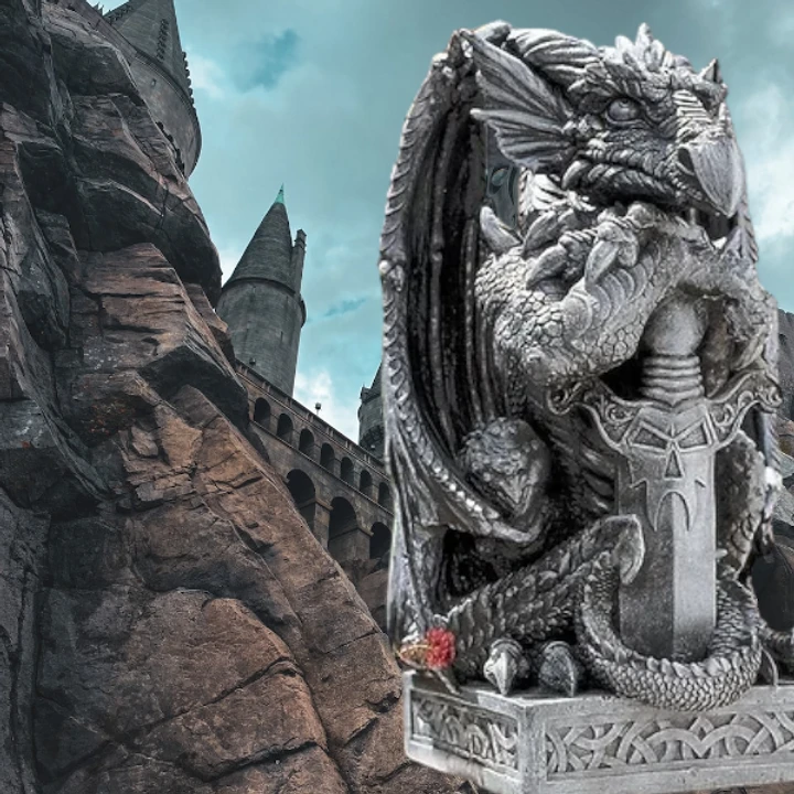 The Arthurian Dragon Statues 4 The Arthurian Dragon Statues - Image 2