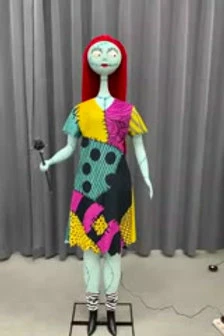 70" Nightmare Before Christmas Sally Animated Halloween Decor