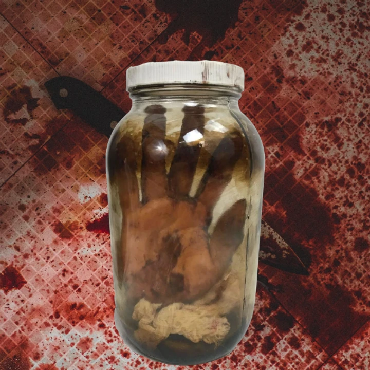 Male Hand In Speciman Jar 3 Male Hand In Speciman Jar