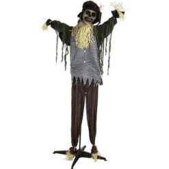 63" Standing Scarecrow, Animation, Lights, Sound