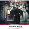 78" Standing Witch With Multi-Color LED Crystal Ball, Sound - Black -Bloodline Effects Store 82c588 2a1fe5c7a3ee4880baf9dbeb28c0d45emv2