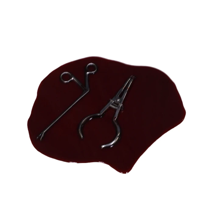 Resin Blood Pool With Medical Clamps 6 Resin Blood Pool With Medical Clamps - Image 4