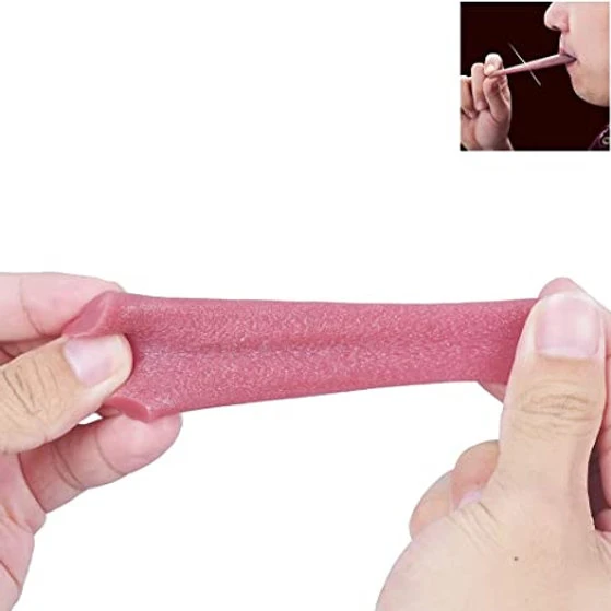 2 Pcs Halloween Props Realistic Artificial Tongue Silicone 3 2 Pcs Halloween Props Realistic Artificial Tongue Silicone