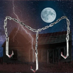 PLASTIC MEAT HOOK AND CHAINS PROP 5 PLASTIC MEAT HOOK AND CHAINS PROP -Bloodline Effects Store 82c588 4d160a565101453b8189bd8bd27f89bbmv2