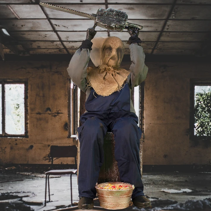 Chainsaw Greeter Animated Prop 3 Chainsaw Greeter Animated Prop