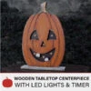 18" Prelit Tabletop Jack O'Lantern, Battery Operated - Orange