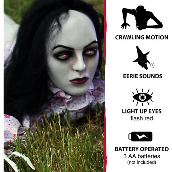 63" Long Lady Groundbreaker, Crawling, Lights, Sound 4 63" Long Lady Groundbreaker, Crawling, Lights, Sound - Image 2