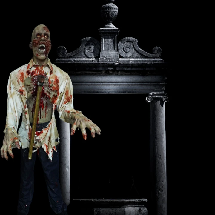 Axed Zack Zombie Figure 6 Axed Zack Zombie Figure - Image 4