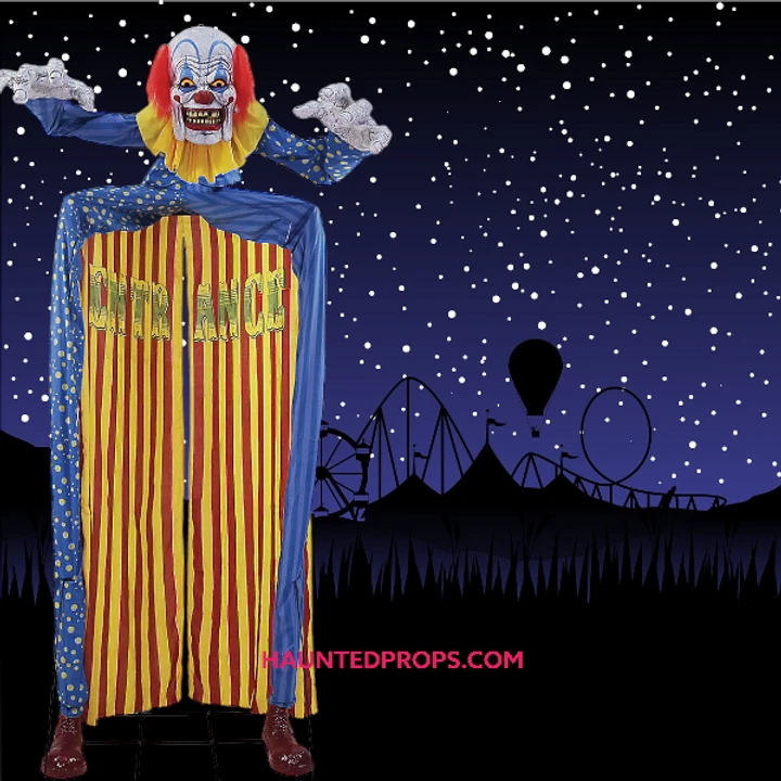 Looming Clown Animated Prop 4 Looming Clown Animated Prop - Image 2