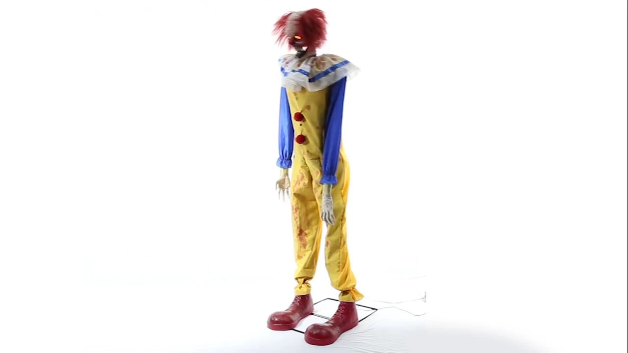 Twitching Clown Animated Prop 3 Twitching Clown Animated Prop