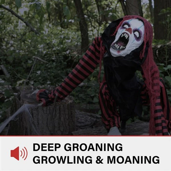 Animated Crouching Menacing Clown 4 Animated Crouching Menacing Clown - Image 2