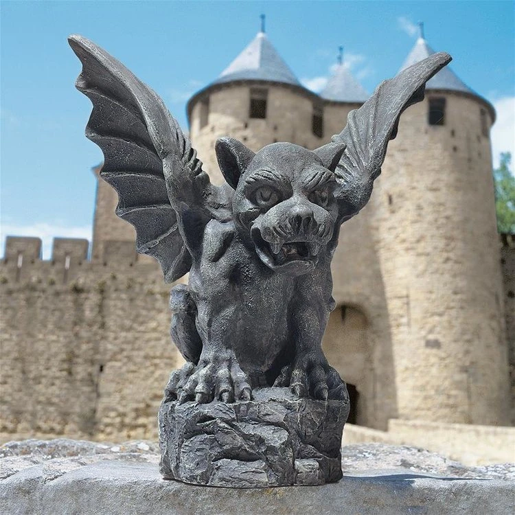 Florentine Gargoyle StatuesReplica Antique Medieval Gargoyle Sculpture 4 Florentine Gargoyle StatuesReplica Antique Medieval Gargoyle Sculpture - Image 2