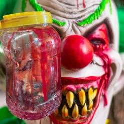 Bloody Served Head In A Jar