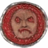 12" Gory Pie Face Halloween Prop