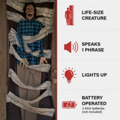 78'' Wrapped Zombie Hanger