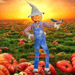 6 Ft. Animated Whimsical Scarecrow