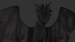 7' Animated Winter Dragon Halloween Decoration