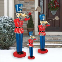 Trumpeting Soldier Holiday Statues 3 SIZES TO CHOOSEFROM