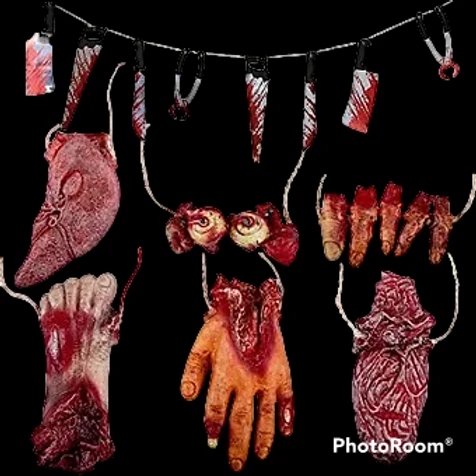 Halloween Bloody Weapons & HangingGore Props Deal 3 Halloween Bloody Weapons & HangingGore Props Deal