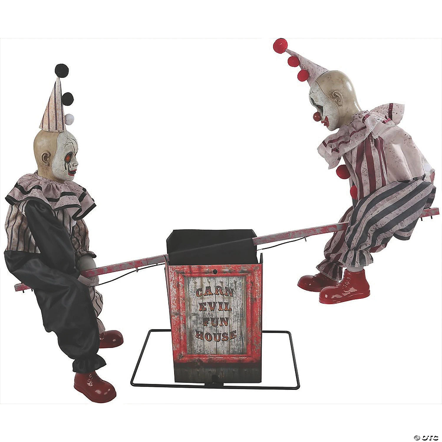 Animated See-Saw Clowns Halloween Decoration 3 Animated See-Saw Clowns Halloween Decoration