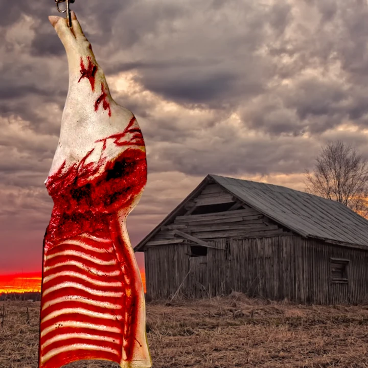 4 Foot All Latex Side Of Beef Prop SUPER DEAL 3 4 Foot All Latex Side Of Beef Prop SUPER DEAL