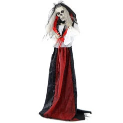 65" Standing Bride With Lights, Sound, Moving Arms - Black/White/Red -Bloodline Effects Store 82c588 f7c192eea91049b895f656bc3991a664mv2