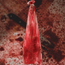 6FT BLOODY BODY IN BAG HALLOWEEN DÉCOR